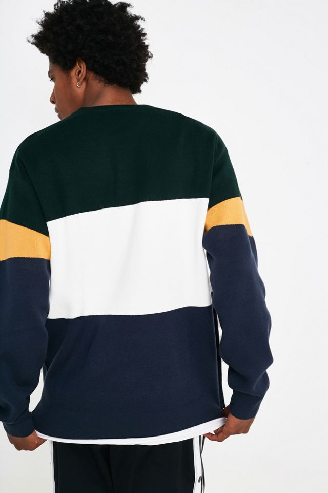 Lacoste SPORT Colourblock Navy Fleece Sweatshirt #2