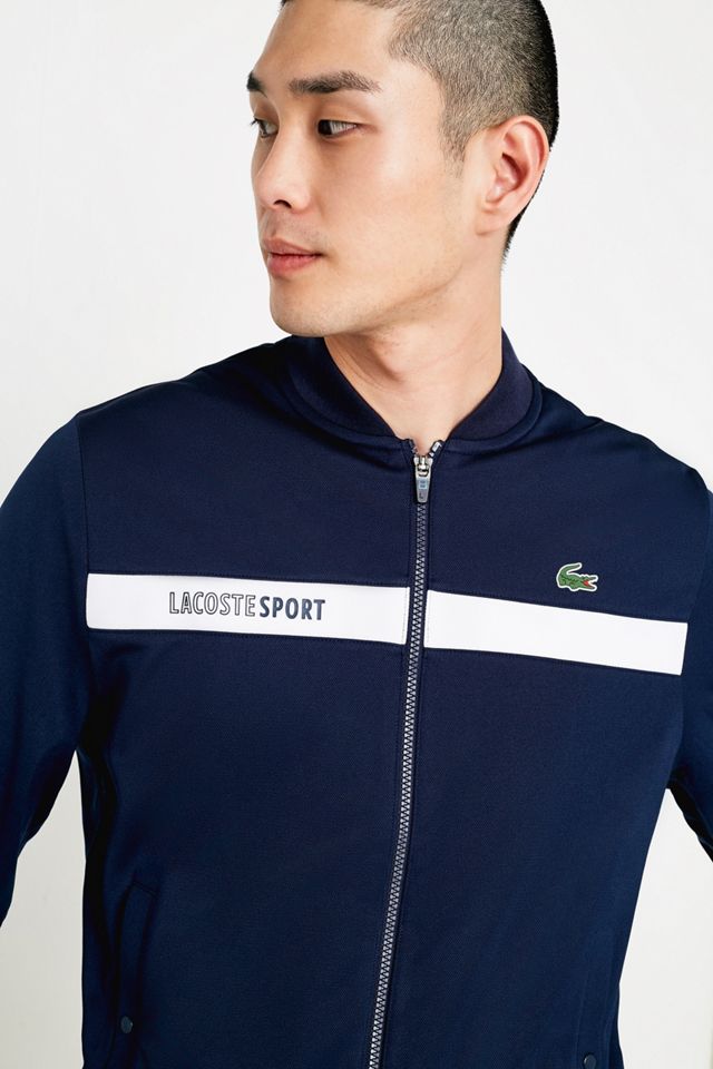Lacoste - Haut de survêtement SPORT bleu marine #3