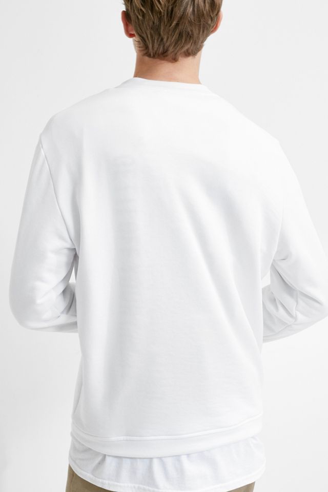 Lacoste Holiday Croc White Crew Neck Sweatshirt #2