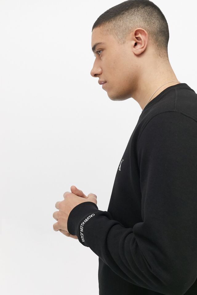 Calvin Klein Jeans - Sweatshirt ras du cou noir incontournable #2