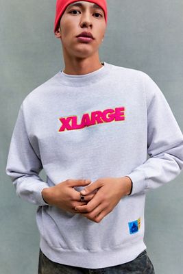 Felpa con logo standard XLARGE Ash