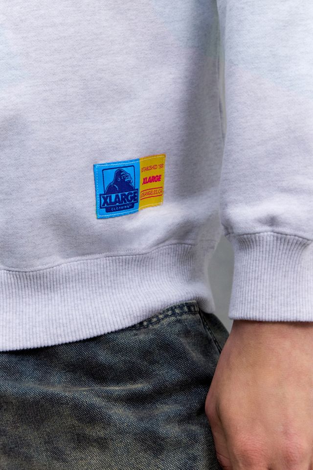 Sweat-shirt XLARGE Ash avec logo standard #4