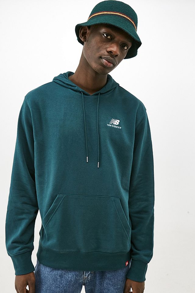 New Balance Green Essentials Hoodie | Urban Outfitters UK
