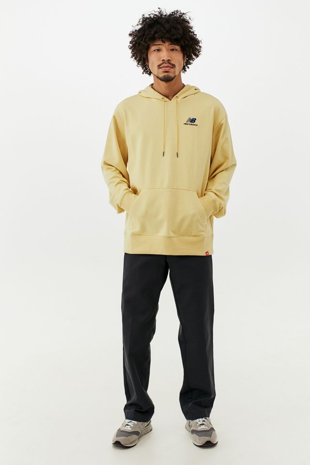 New Balance Yellow Essentials Hoodie #3