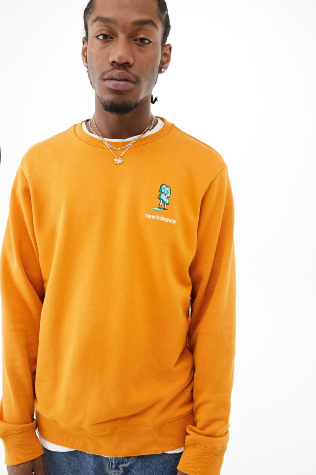 Yellow cheap orange sweatshirt