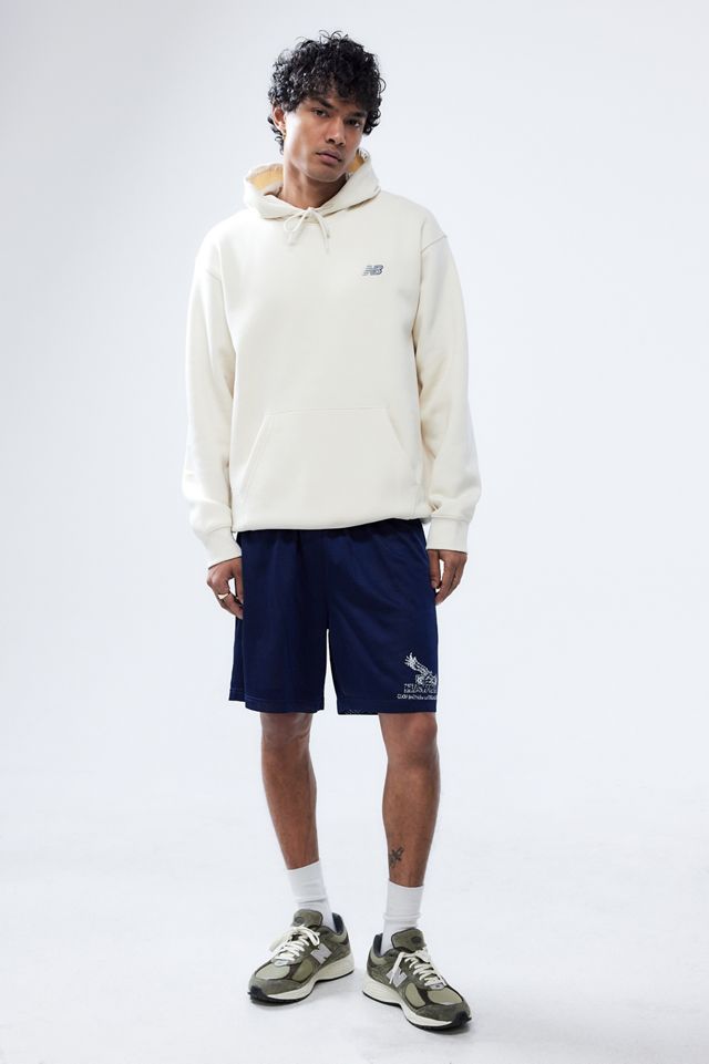New Balance Ecru Logo Hoodie #1