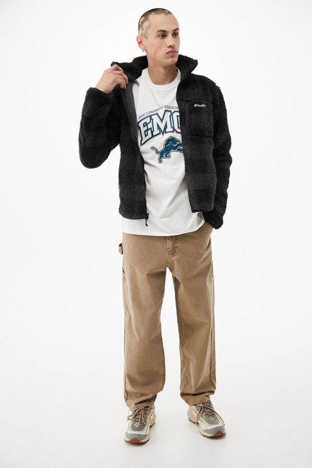 Columbia - Veste d'hiver imitation peau de mouton noire #2