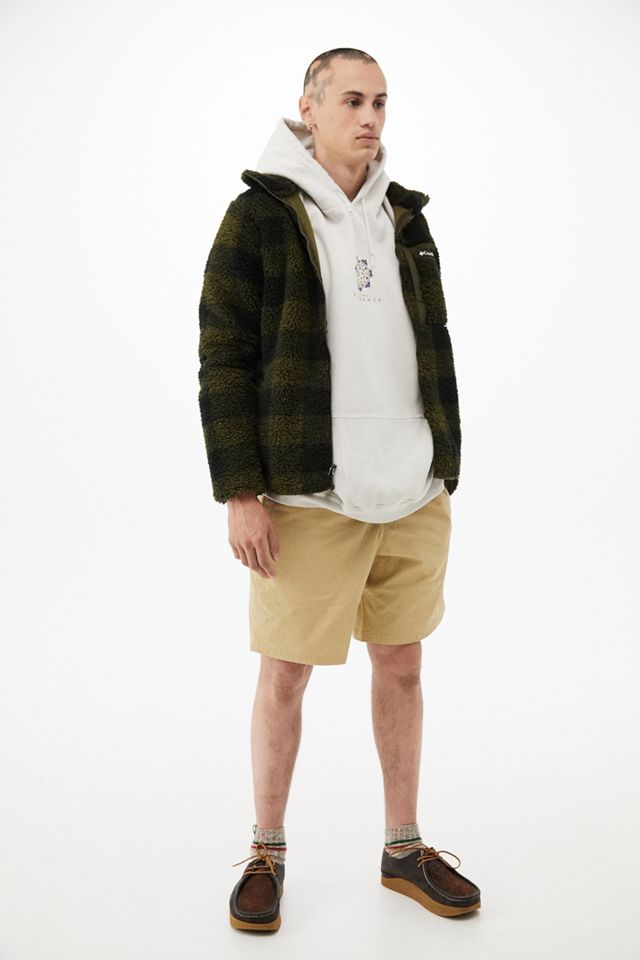 Columbia - Veste d'hiver effet poil de mouton à carreaux olive #2