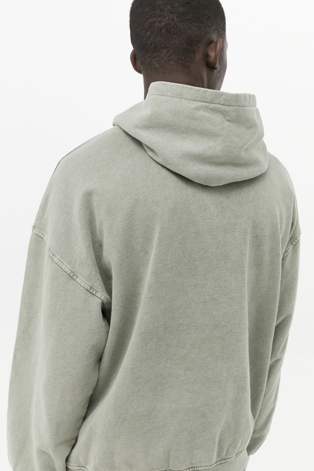 iets frans… Green Button Up Hoodie #3