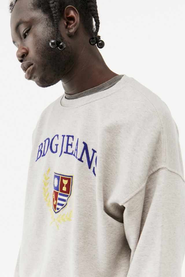 BDG - Sweatshirt à écusson brodé écru #1