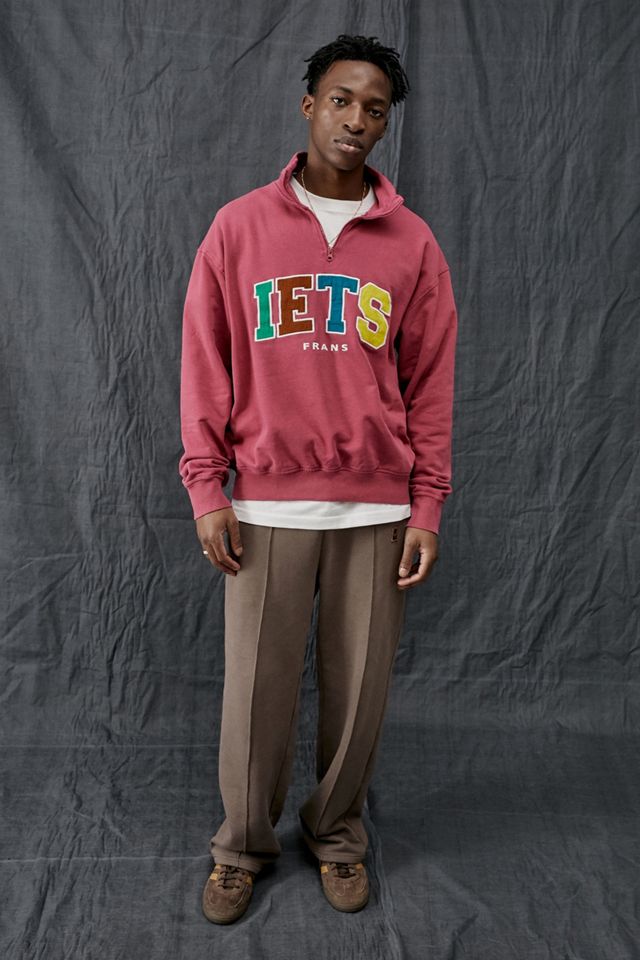 iets frans... – Appliziertes Sweatshirt mit Stehkragen in Rot #2