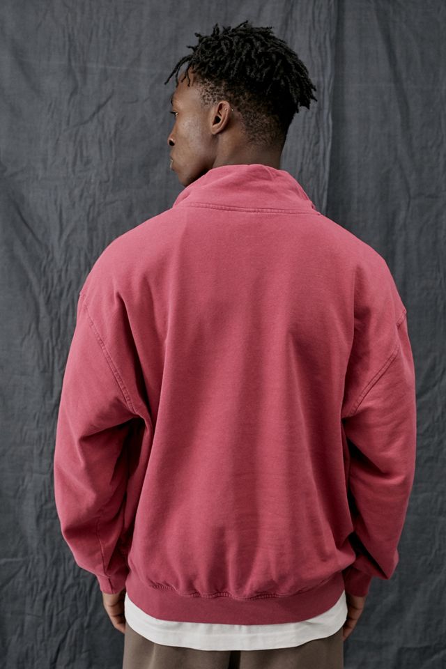 iets frans... – Appliziertes Sweatshirt mit Stehkragen in Rot #3