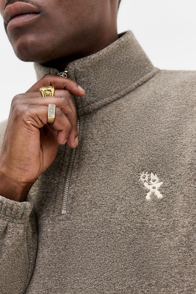 Ayker Brauner Melierter Fleece #2