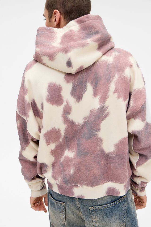 BDG Kuhfell-Druck Zip Kapuzenpullover #3