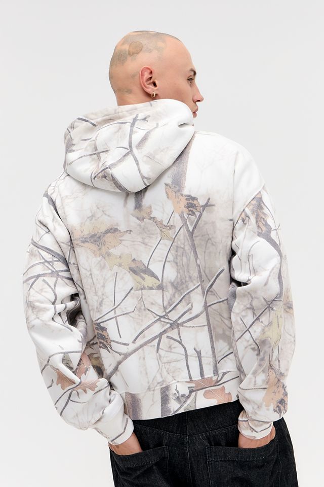 Sweat à capuche BDG camouflage écorce blanc #3