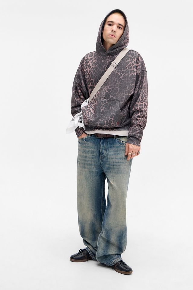 Archivist Leopard Print Hoodie #1