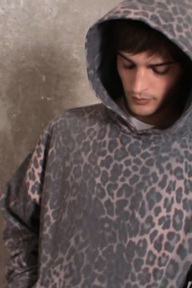 Sweat à capuche imprimé léopard Archivis #7