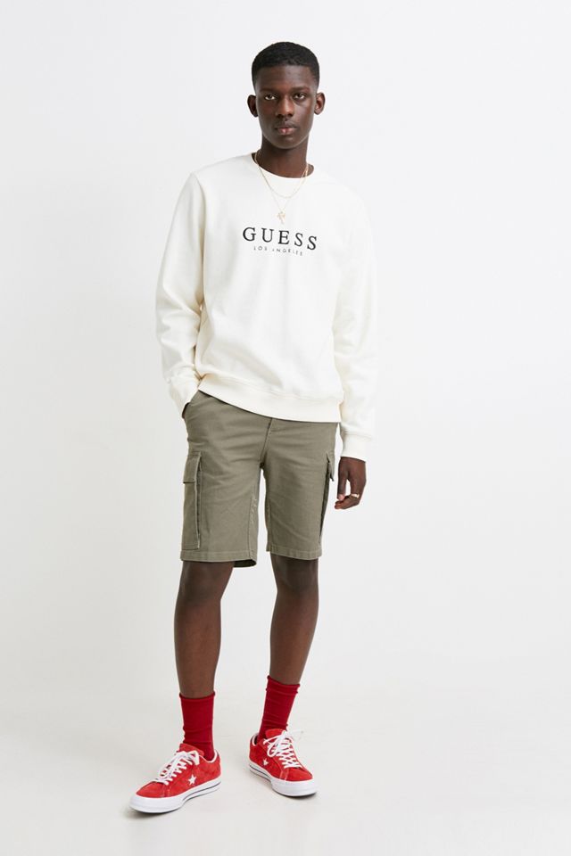 GUESS Originals - Sweatshirt ras du cou avec logo ivoire, exclusivité UO #2