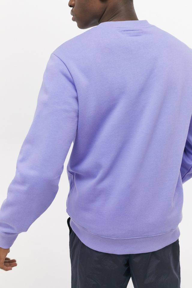 GUESS Originals UO Exclusive LA Logo Periwinkle Crew Neck Sweatshirt #1