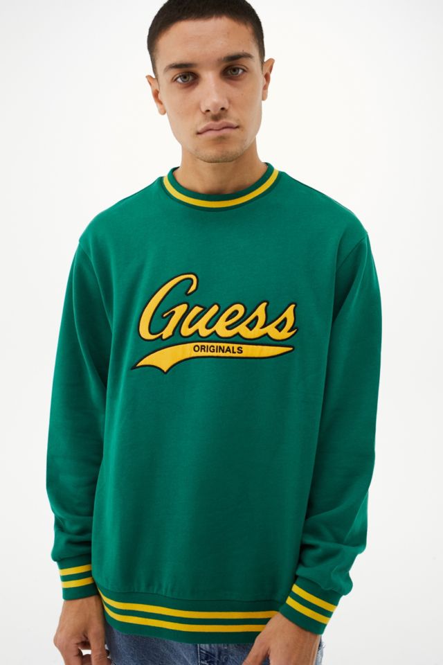 Guess originals cheap field stripe sweatshirt