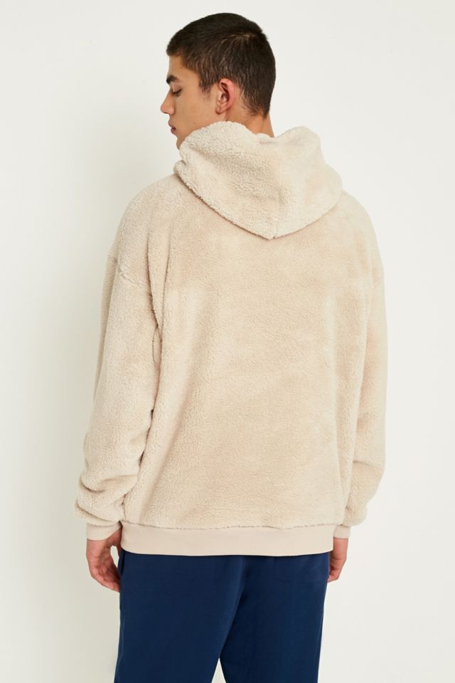 UO Ecru Teddy Hoodie