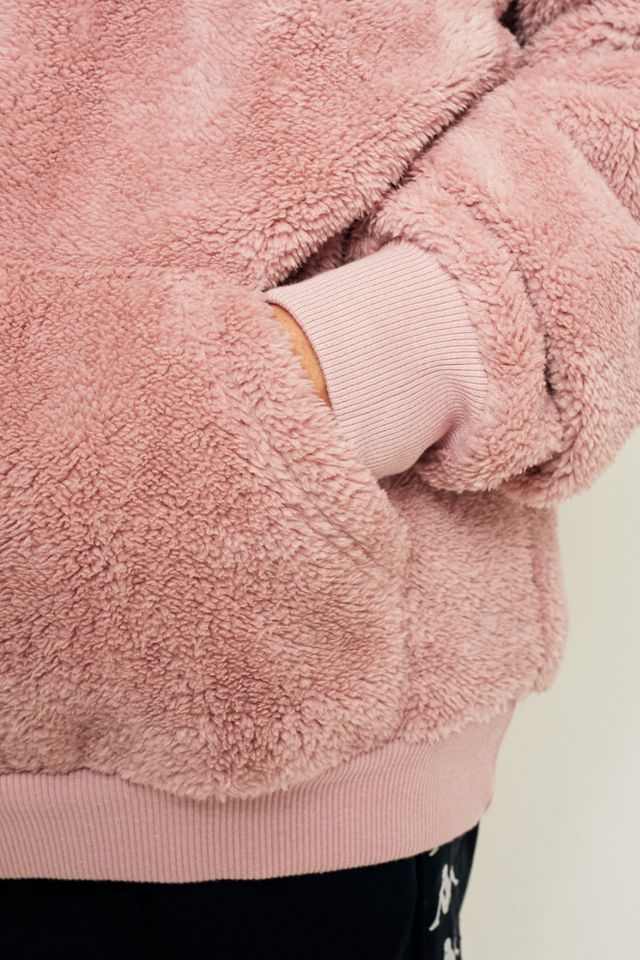 UO Pink Teddy Hoodie #2