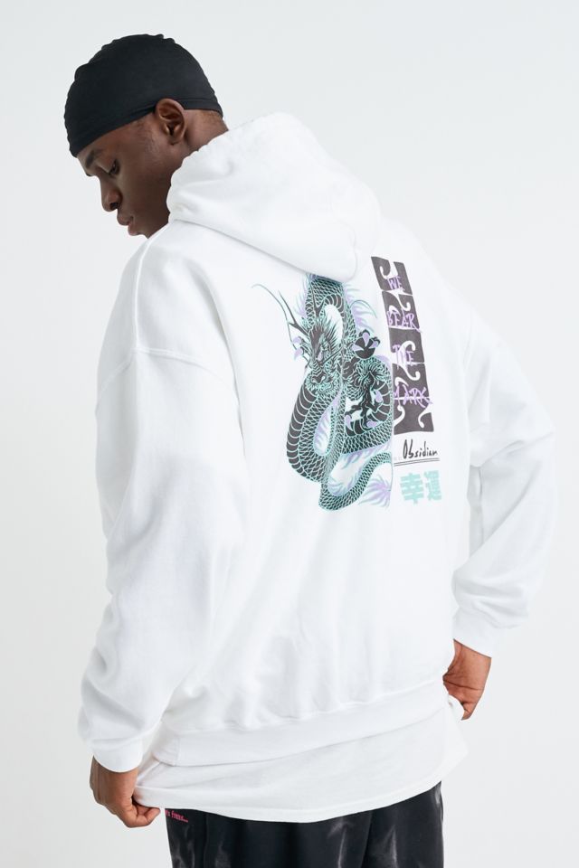 Urban outfitters shop white hoodie