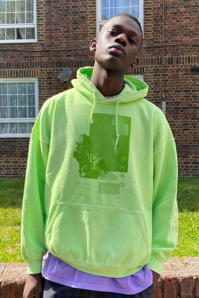 UO Otherside Lime Hoodie