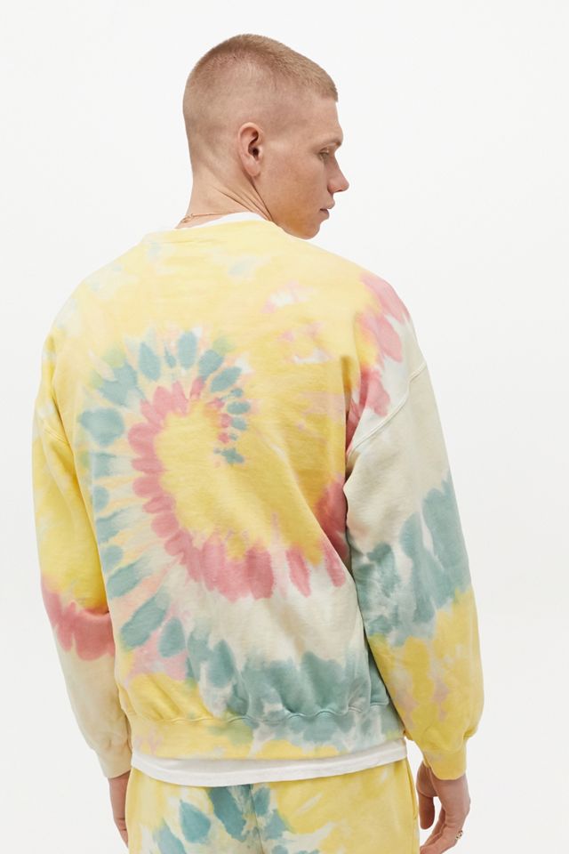 iets frans... Felpa Gialla Tie-Dye #2