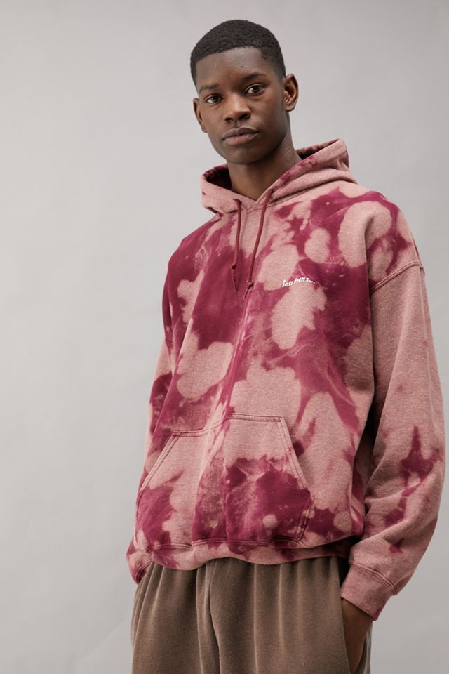 iets frans... - Sweat à capuche délavé bordeaux #1