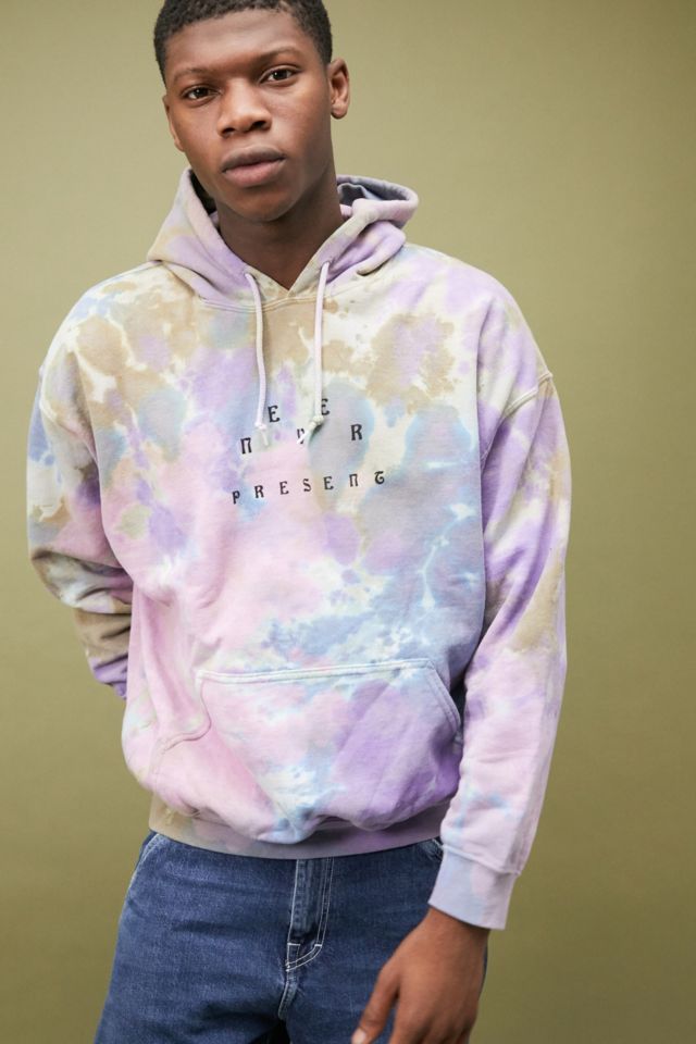 UO Spaced Out Dark Tie Dye Hoodie