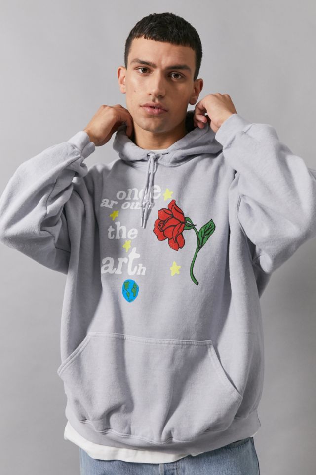 Obey airbrushed hotsell rose hoodie