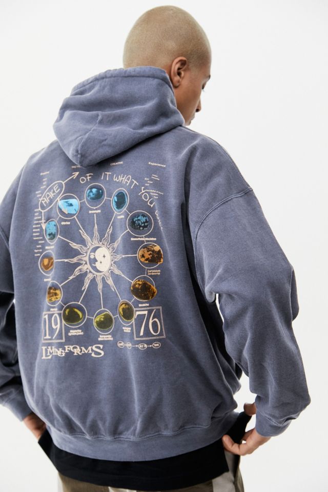 UO Blue Living Forms Hoodie