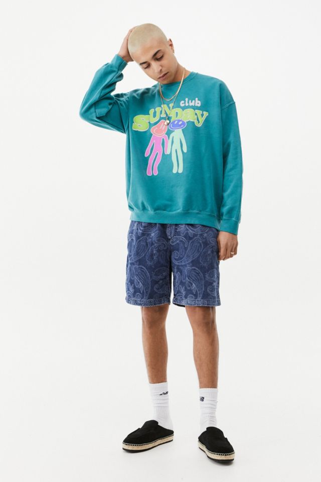 UO Sunday Club Puff Print Sweatshirt