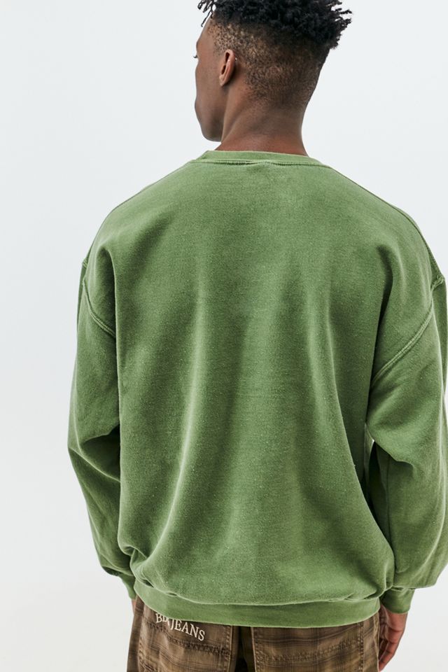 UO Green Find Your Fortune Sweatshirt #1