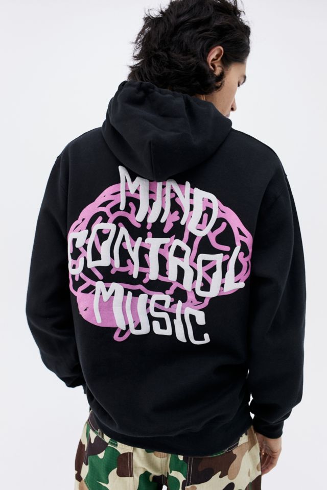 Impossible Conversations UO Exclusive Black Mind Control Hoodie | Urban ...