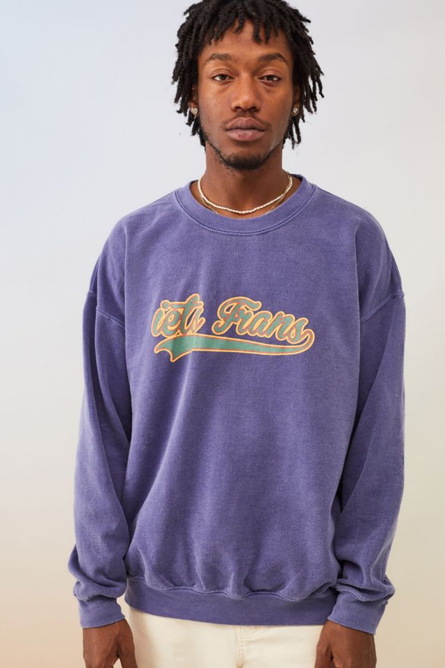 iets frans... Navy Script Sweatshirt | Urban Outfitters UK