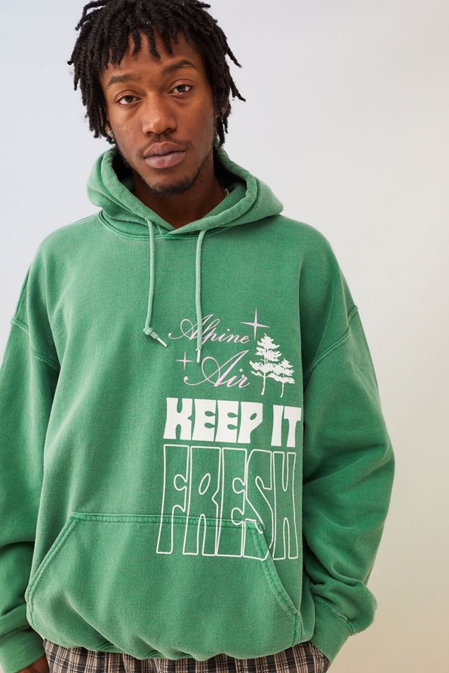 UO - Sweat à capuche Keep It Fresh vert #1