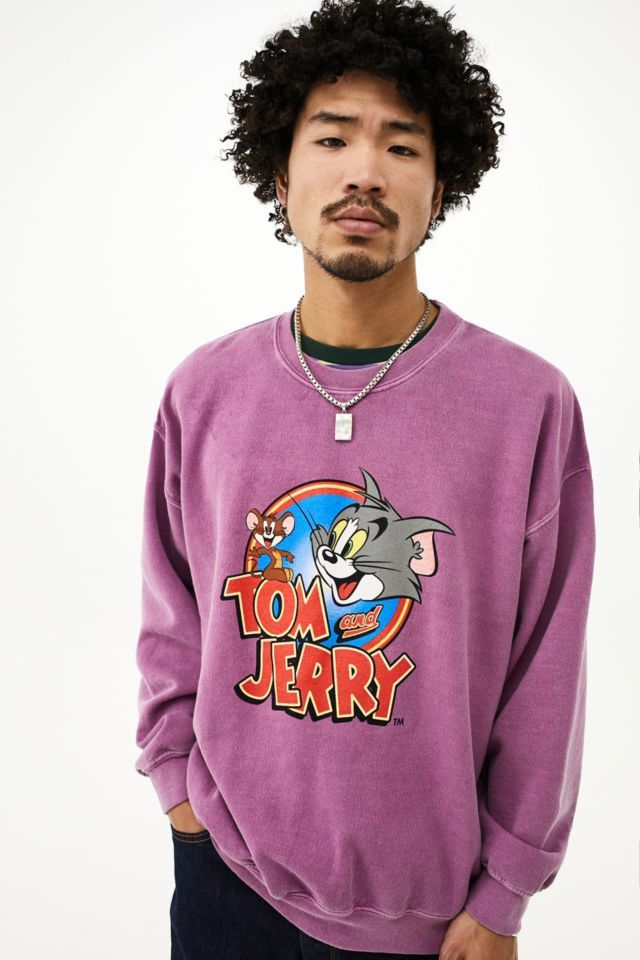 UO Magenta Tom Jerry Sweatshirt