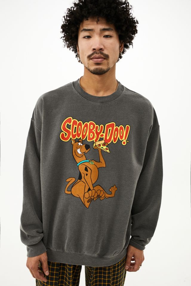 UO Washed Black Scooby Doo Sweatshirt Urban Outfitters UK