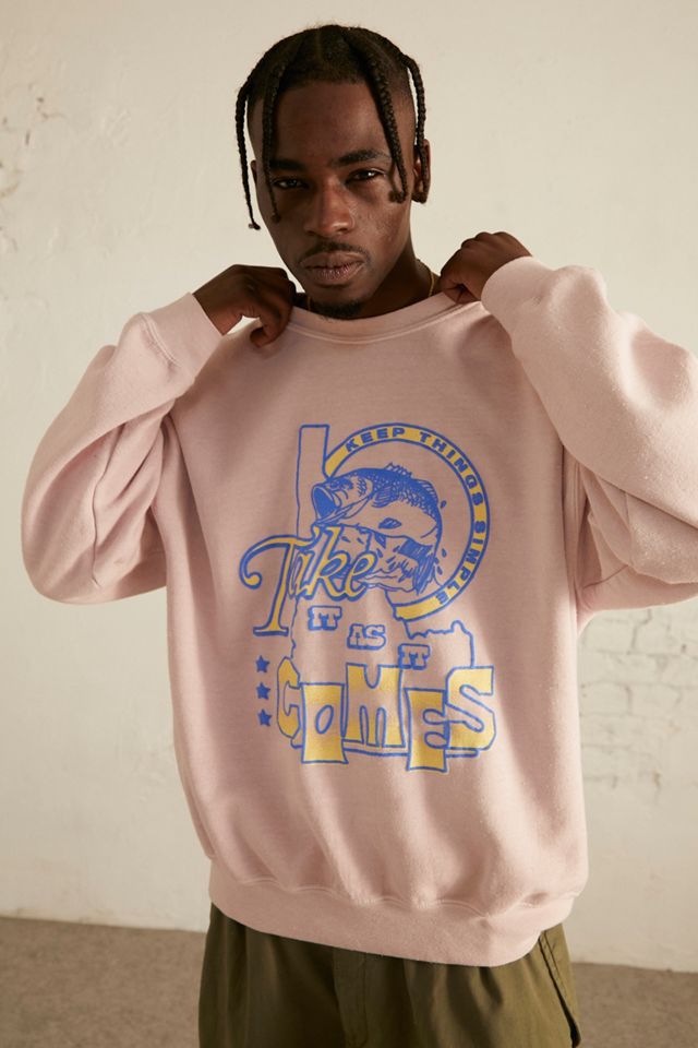 UO – Sweatshirt „Take it“ mit Schaumprint #2