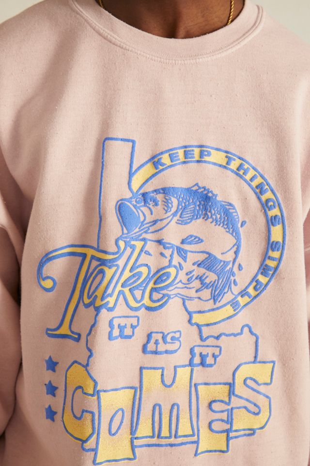 UO – Sweatshirt „Take it“ mit Schaumprint #4
