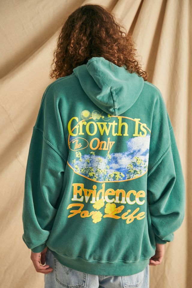 UO Green Evidence For Life Hoodie | Urban Outfitters UK