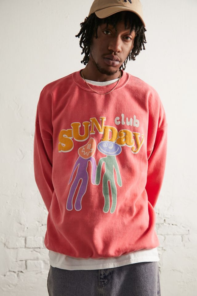 UO Red Sunday Club Sweatshirt