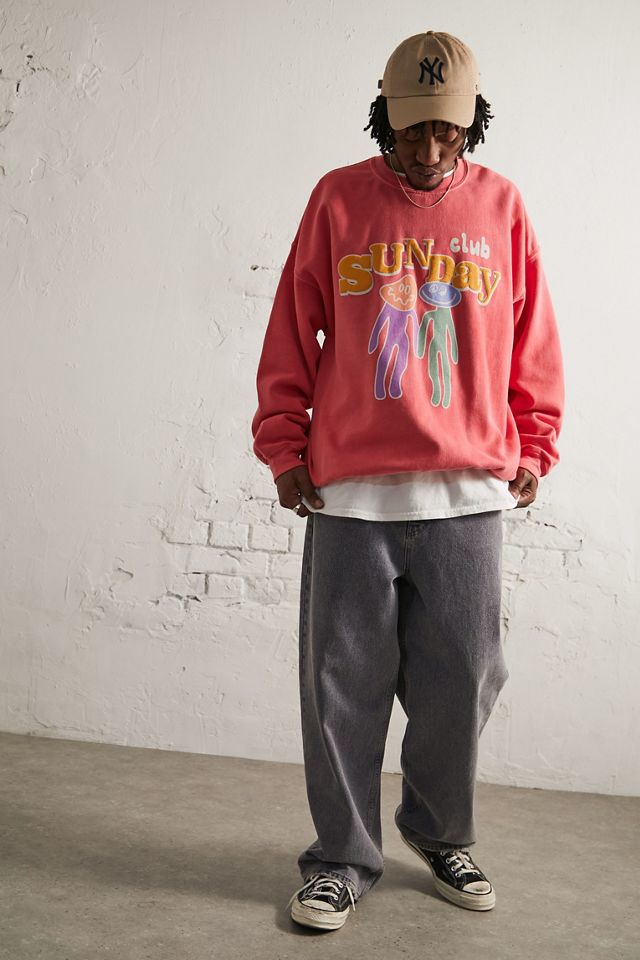 UO Red Sunday Club Sweatshirt #2