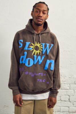 UO Slow Down Puff-Print Hoodie | Urban Outfitters UK