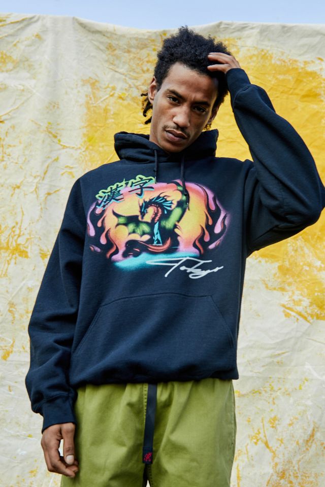 Urban outfitters black clearance hoodie