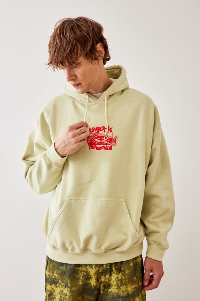 Yellow hoodie hot sale urban outfitters