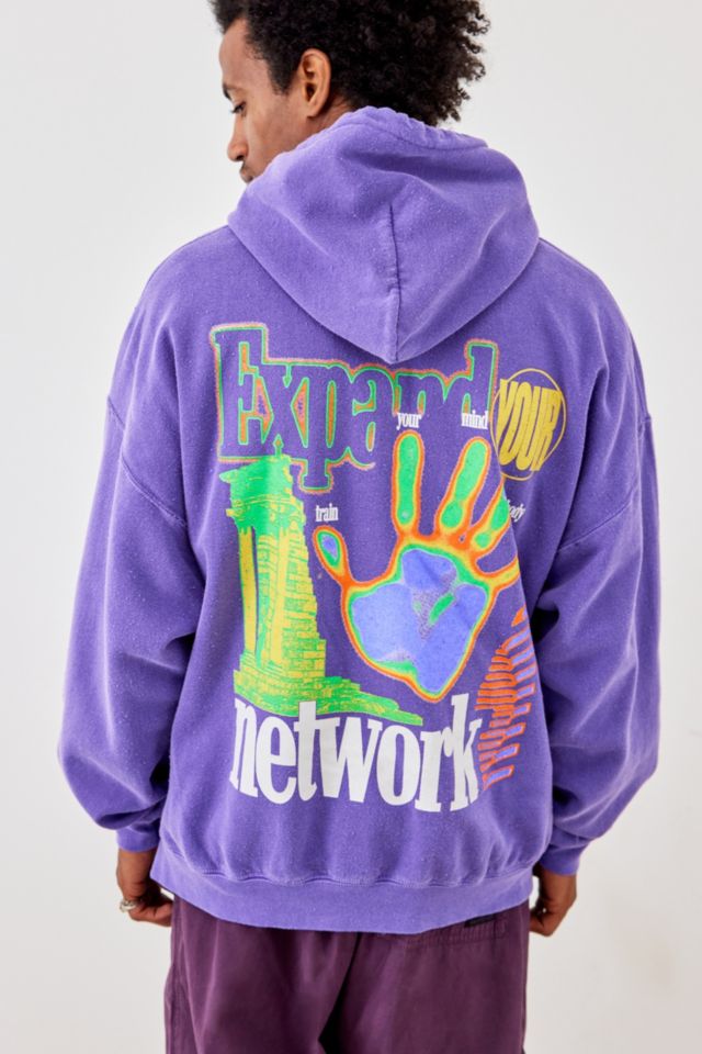 UO Purple Expand Hoodie | Urban Outfitters UK
