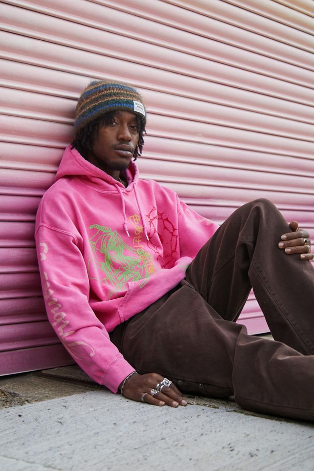 UO Pink Cartoon Hoodie  #2